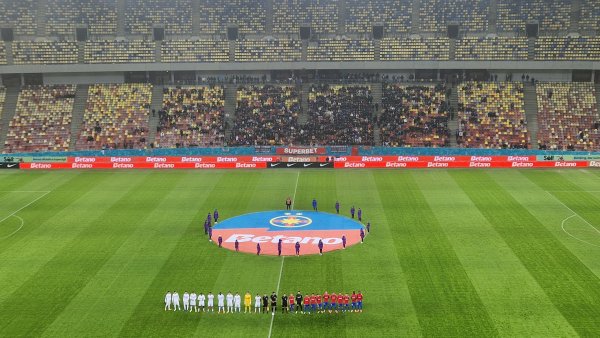 Superliga: FCSB, umilită de CFR Cluj pe Arena Națională