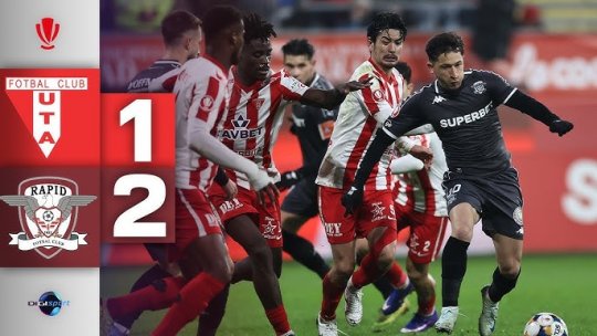 Superliga: Rapidul se impune la Arad și urcă pe locul secund