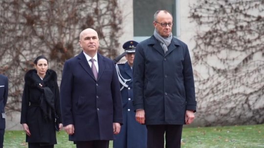 Premierul Ilie Bolojan s-a întâlnit la Berlin cu cancelarul german Friedrich Merz