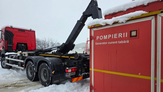 Cinci generatoare electrice de mare capacitate, trimise în Alba