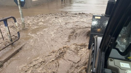 Risc de inundații pe râuri din sud-vestul țării