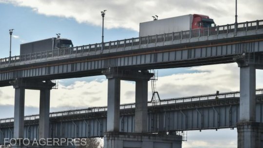 S-au reluat lucrările la Podul Prieteniei Giurgiu - Ruse