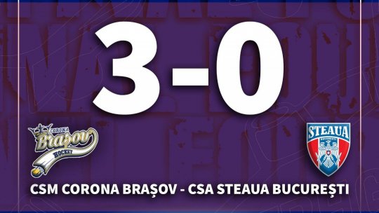 Hochei pe gheață: Corona Braşov a cucerit Cupa României