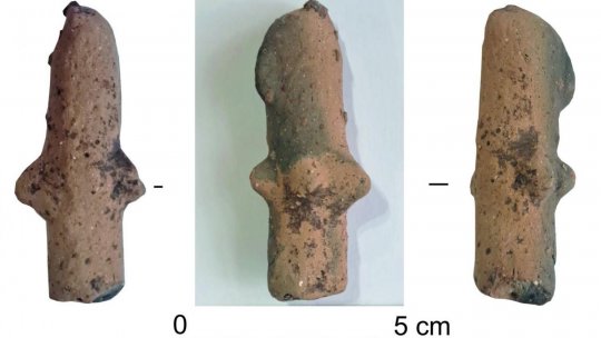 Figurină din lut, veche de peste 7.500, descoperită lângă Sfântu Gheorghe