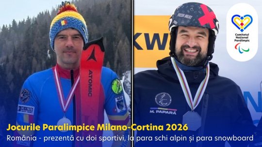 Cine sunt cei doi români care vor concura la Jocurile Paralimpice 2026 din Italia