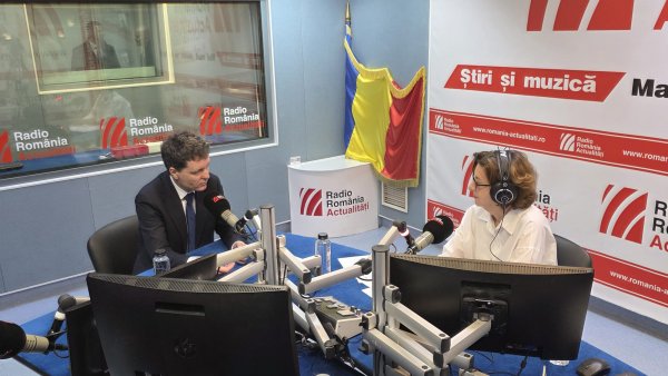 Președintele României Nicușor Dan, în studioul Radio România Actualități