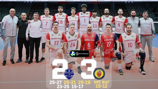 Volei masculin: SCM Zalău, eliminată dramatic din Cupa Challenge