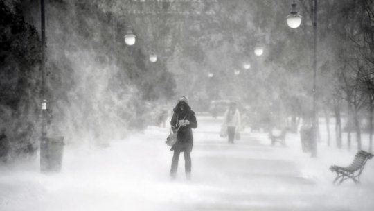 În capitală a nins în câteva ore cum nu a mai nins de peste 18 ani