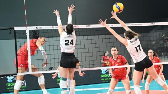 Volei feminin: Volei Alba Blaj - CSO Voluntari 1-3 în prima din sferturile Cupei CEV