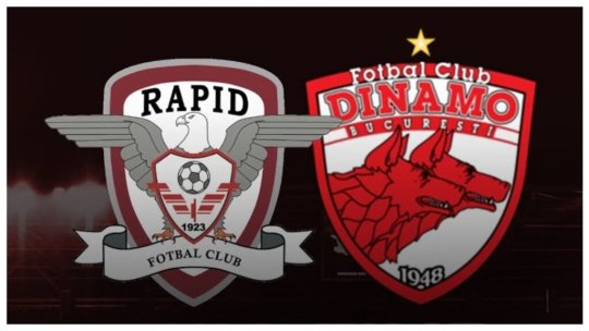 Superliga: Rapid – Dinamo, derby pentru titlu