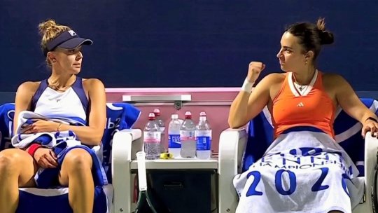 Tenis: Jaqueline Cristian şi Gabriela Ruse s-au oprit în semifinalele probei de dublu la Dubai