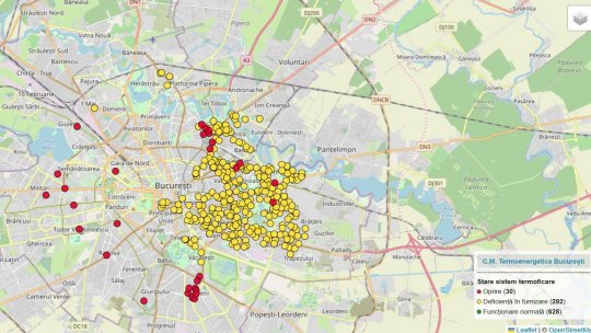 București: Aproximativ 3.800 de blocuri au probleme cu apa caldă și căldura