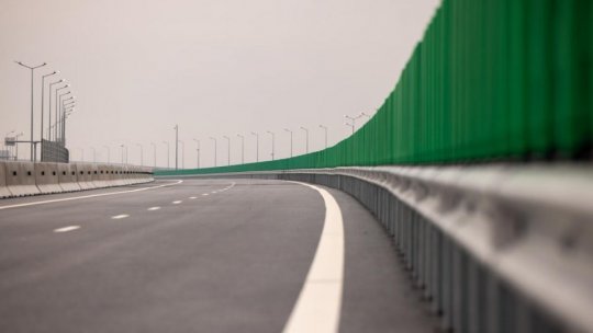 Secţiunea Tigveni-Curtea de Argeş a Autostrăzii Sibiu-Piteşti, finalizată în proporție de 90%