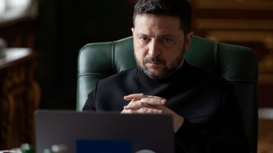 Președintele ucrainean a ajuns la Paris pentru convorbiri cu omologul său Emmanuel Macron