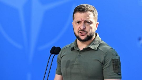 Miercuri, preşedintele Volodimir Zelenski a fost la Madrid