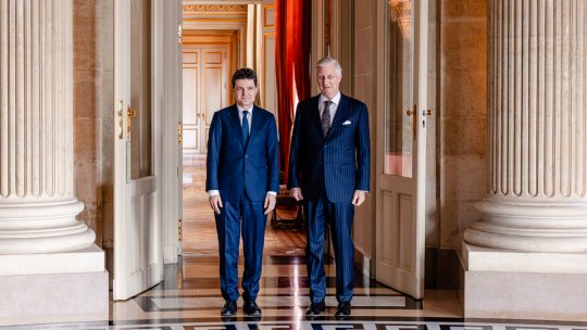 Președintele Nicușor Dan, întrevedere cu Regele Philippe al Belgiei, la Bruxelles