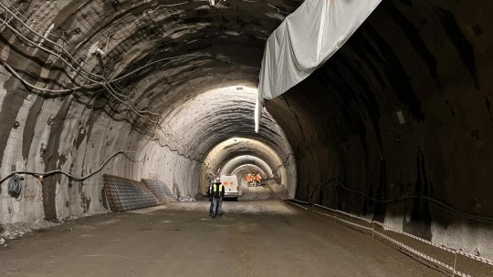 Lucrările pentru tunelul Meseș sunt în plină desfășurare