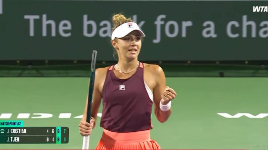 VIDEO Jaqueline Cristian și Sorana Cîrstea, în turul 2 la Indian Wells