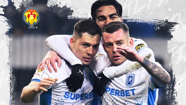 VIDEO Universitatea Craiova și FC Argeș s-au calificat în semifinalele Cupei României