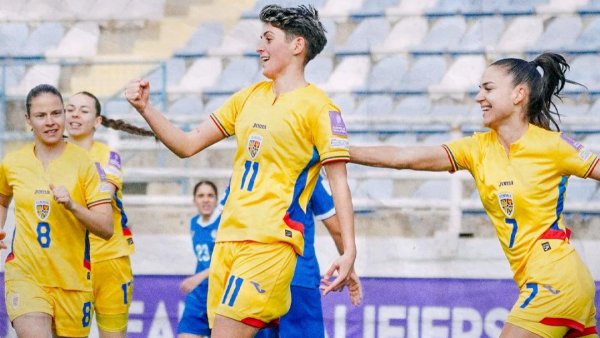 Fotbal feminin | Două victorii în două meciuri la debutul în preliminariile Cupei Mondiale