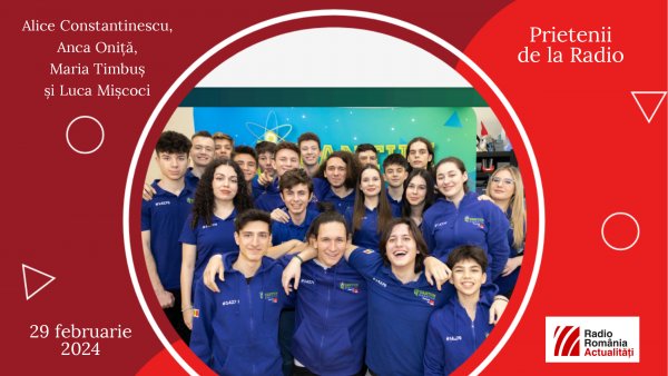 VIDEO: Echipa Quantum Robotics de la Liceul Internațional de Informatică din București, la Prietenii de la radio