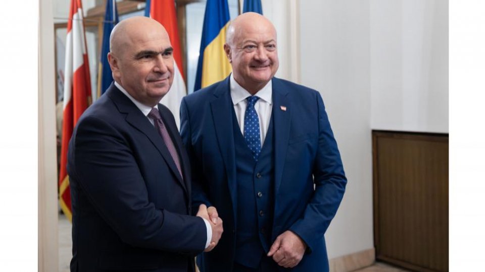 LIVE VIDEO: Premierul României și cancelarul Austriei, declarații comune de presă