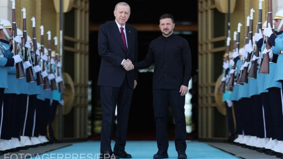 Volodimir Zelenski a sosit la Ankara