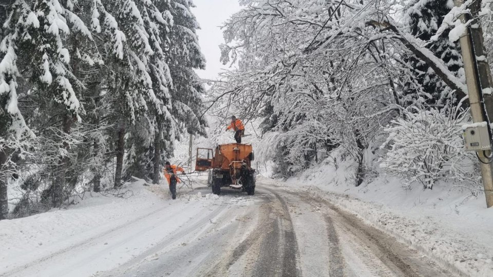 Ninsorile şi viscolul au provocat pagube în 32 de localităţi