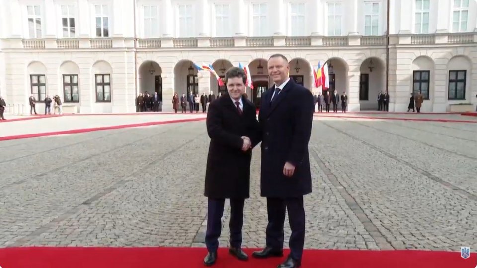 LIVE VIDEO: Președinții României și Poloniei, declarații de presă comune