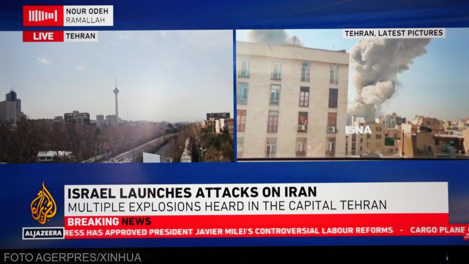 Israelul a lansat ceea ce a numit un atac preventiv asupra Iranului