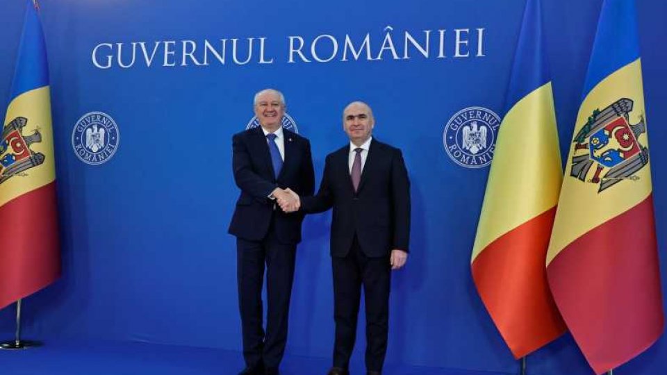 VIDEO: Declarații de presă comune susținute de premierii României și R. Moldova