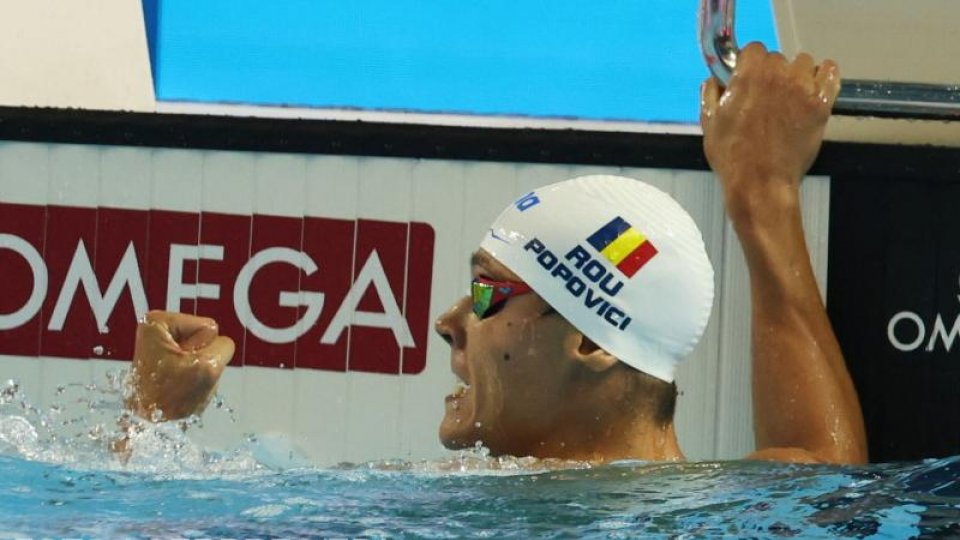 David Popovici, campion la Mondiale și la 100 de metri liber