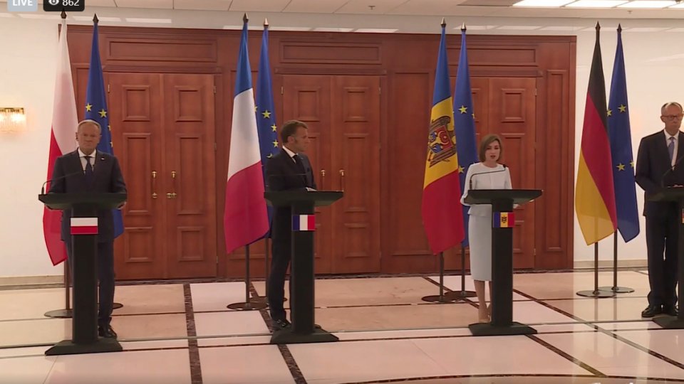 Liderii europeni au reconfirmat sprijinul pentru parcursul european al Republicii Moldova