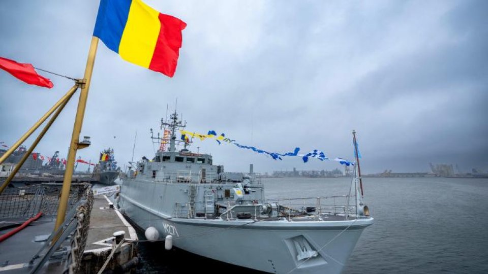 Inaugurare a vasului de luptă "Căpitan Constantin Dumitrescu"