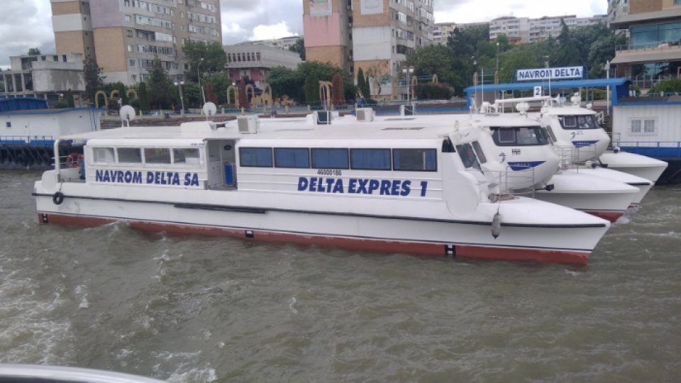 Directorul Navrom Tulcea: Circulație navală cu mare prudență pe brațele Dunării