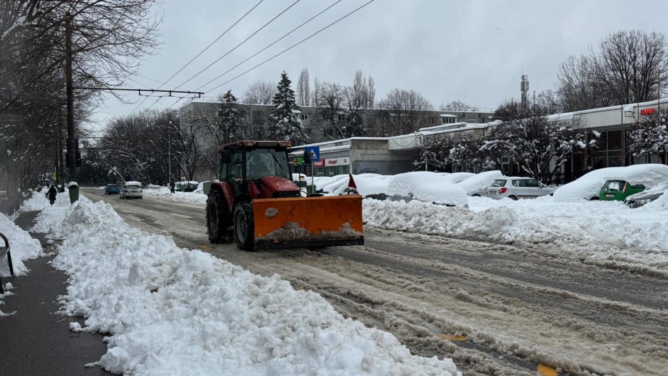 Ninsorile căzute în sudul României sunt cele mai serioase din ultimii 18 ani