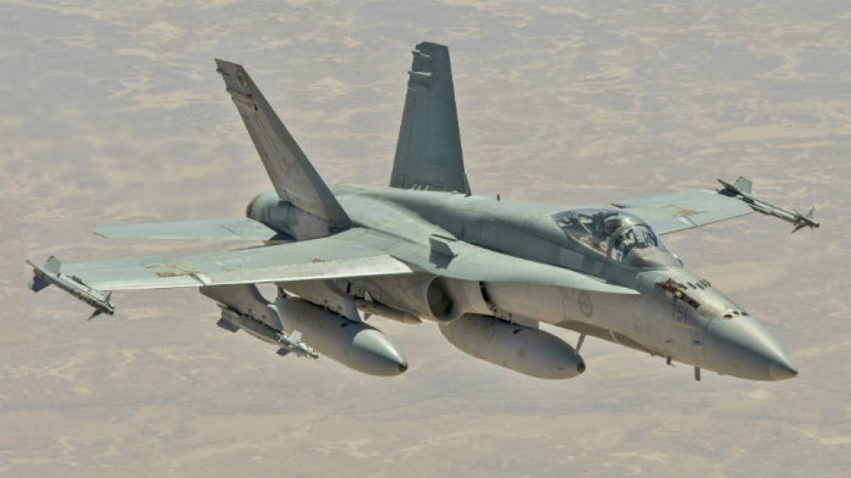Șapte avioane F-18 Hornet au aterizat la baza aeriană Mihail Kogălniceanu
