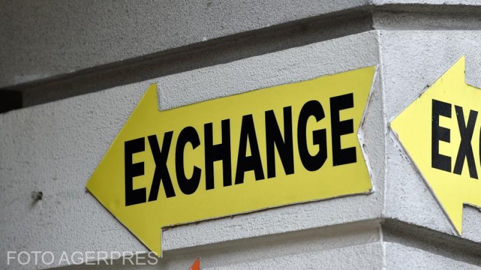 Moneda naţională s-a apreciat uşor faţă de euro