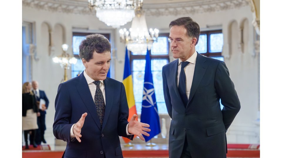 LIVE VIDEO: Nicușor Dan și Mark Rutte - Conferință de presă comună, la sediul NATO
