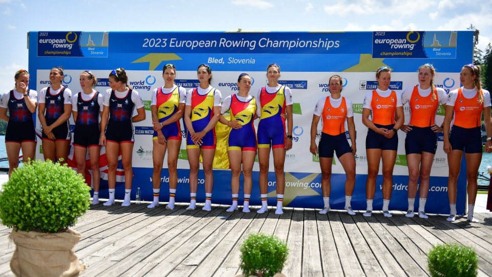 CE de canotaj din Slovenia: Medalie de aur pentru echipajul feminin de patru rame al României