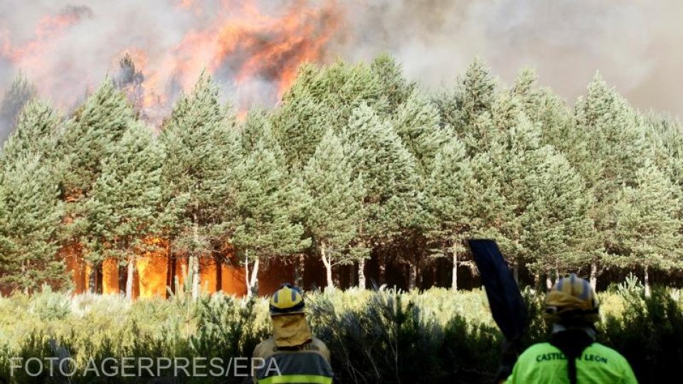 Fumul de la incendiile din Spania a ajuns deasupra Marii Britanii