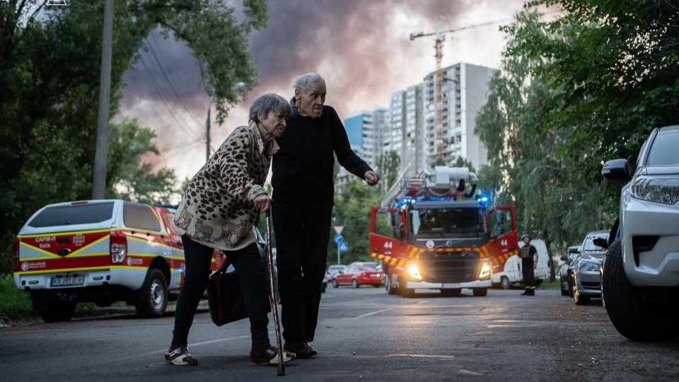 Președintele Ucrainei condamnă bombardamentul desfășurat de Rusia noaptea trecută