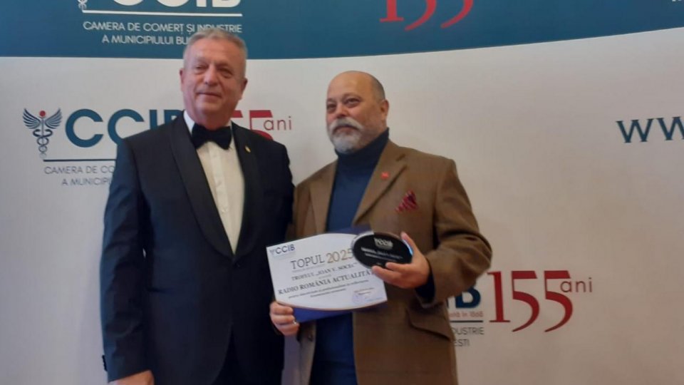 CCIB: Radio România Actualități, premiată pentru obiectivitate și profesionalism economic