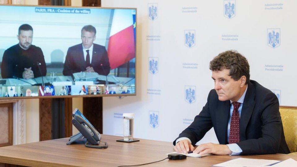 Preşedintele Nicuşor Dan a participat la videoconferinţa Coaliției Voluntarilor pentru Ucraina
