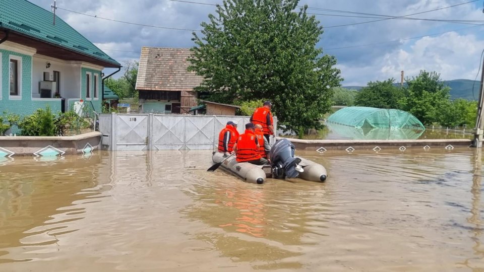 FOTO: Localități din județul Covasna, grav afectate de inundații