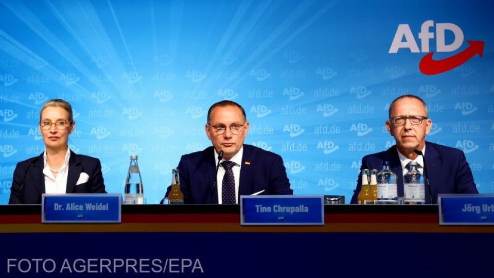 Partidul Alternativa pentru Germania, desemnat drept organizaţie extremistă de dreapta