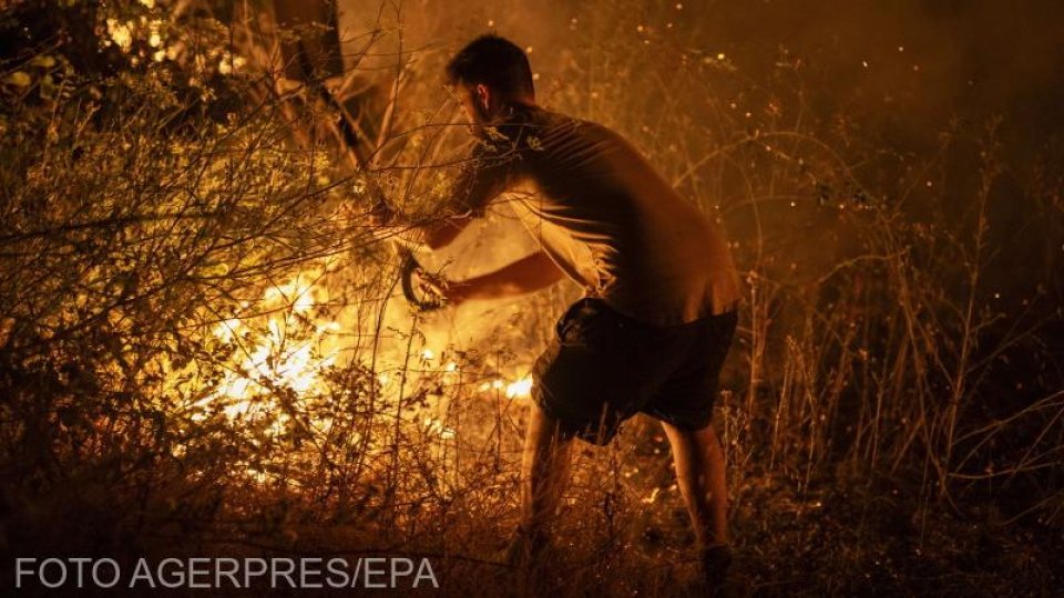 Spania: 18 incendii puternice ard încă necontrolat