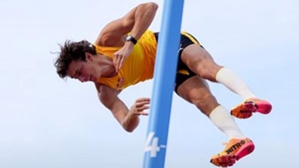 Atletism: Armand Duplantis la al 12 lea record mondial la săritura cu prăjina