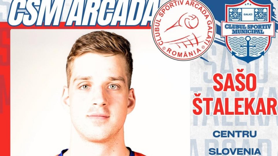 Volei masculin:  Arcada Galaţi a transferat un centru din naţionala Sloveniei.