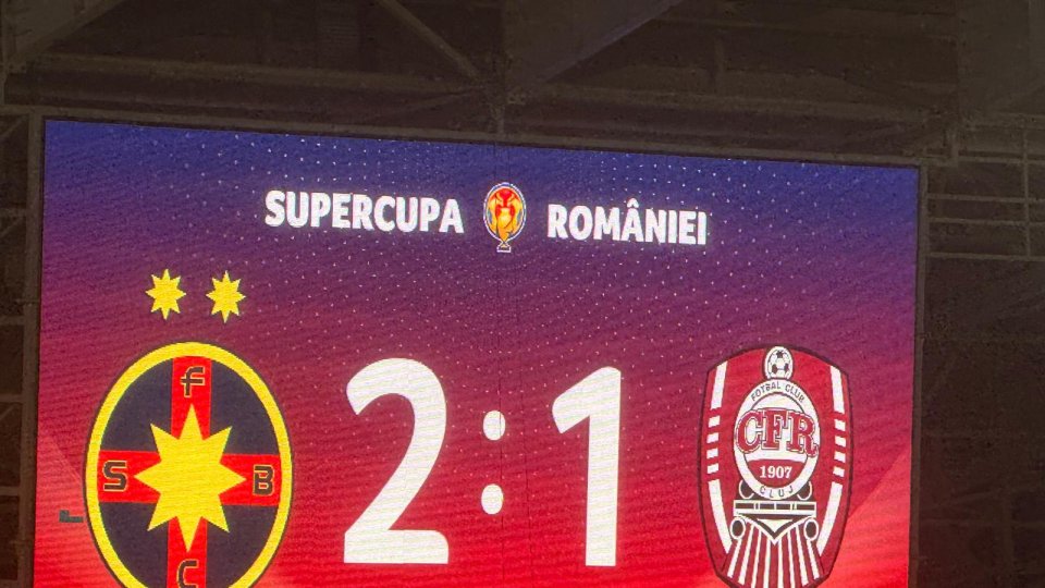 Fotbal: FCSB a câștigat Supercupa României la fotbal